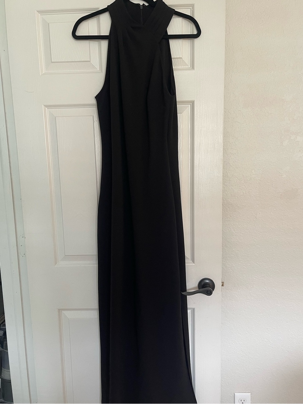 RACHEL Rachel Roy Black High-Neck Maxi Dress